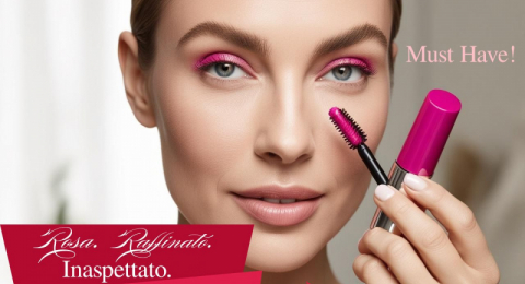 Come creare un look originale con un mascara rosa